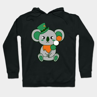 Leprechaun Koala, St Paddys Day Koala Hoodie